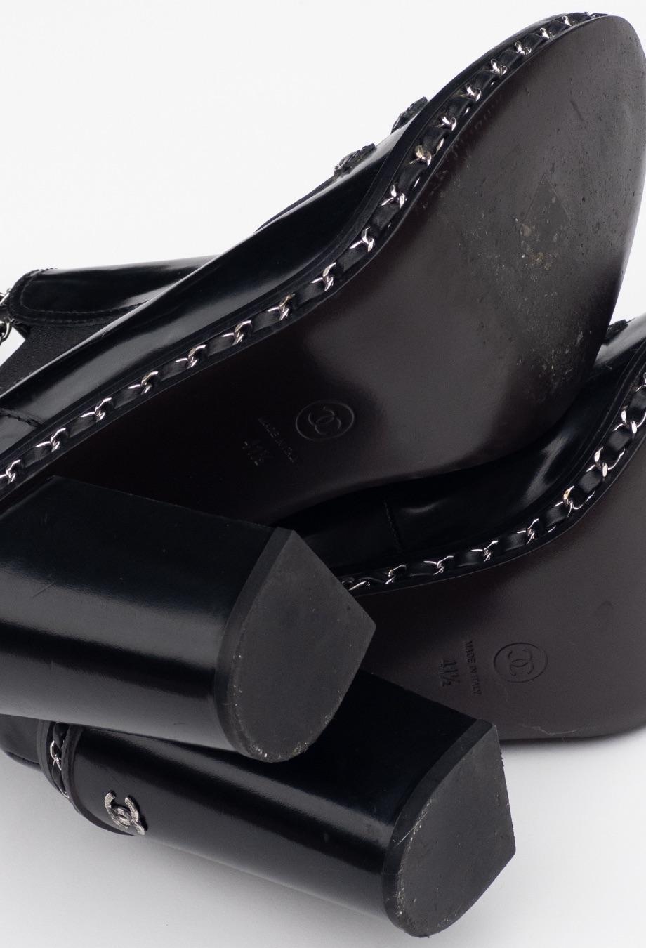 Chanel Otoño 2013 Botas Cadena Obsesión Pasarela Raro Sz 41.5 Karl Lagerfeld 4