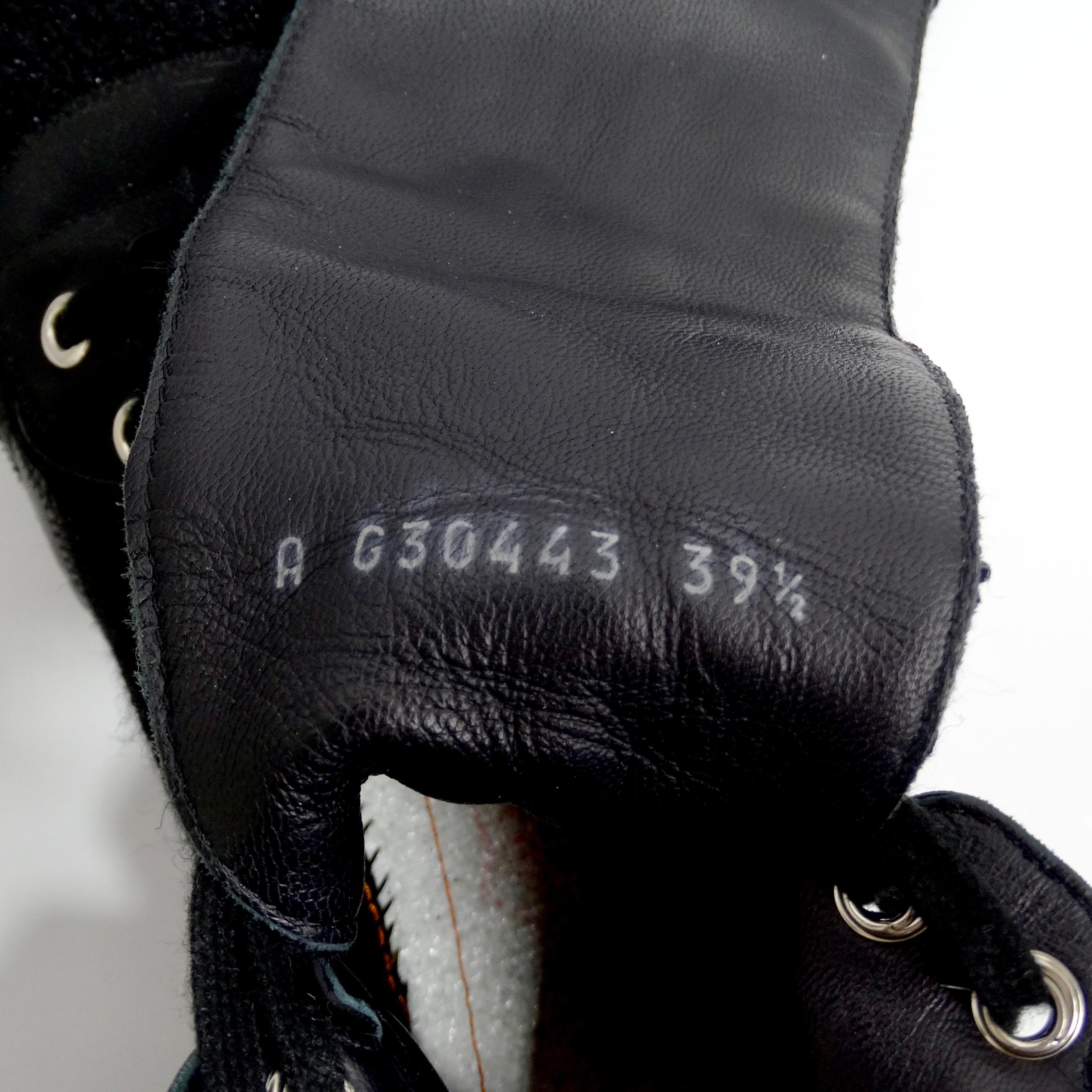 Chanel Fall 2014 Patent Calfskin Tweed Sneaker Boot (bottes de baskets en tweed) en vente 14