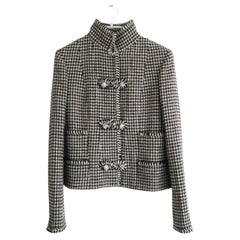 Chanel Fall 2015 Houndstooth Fantasy Tweed Jacket 