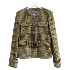 Chanel automne 2017 17B CC Belt Veste en tweed