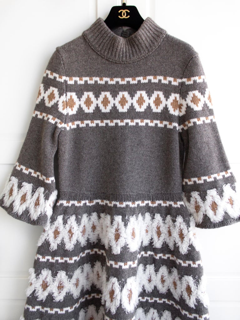 slim fit dress slacks Hatch Collection The Dasha Sweater Dress in Chocolate
