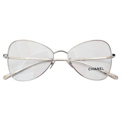 Chanel Fall 2019 Silver Eye Glasses 