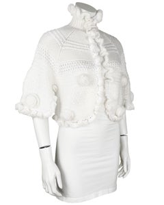 Chanel Fall/Winter 2006 Cream Knit Bolero Style Jacket