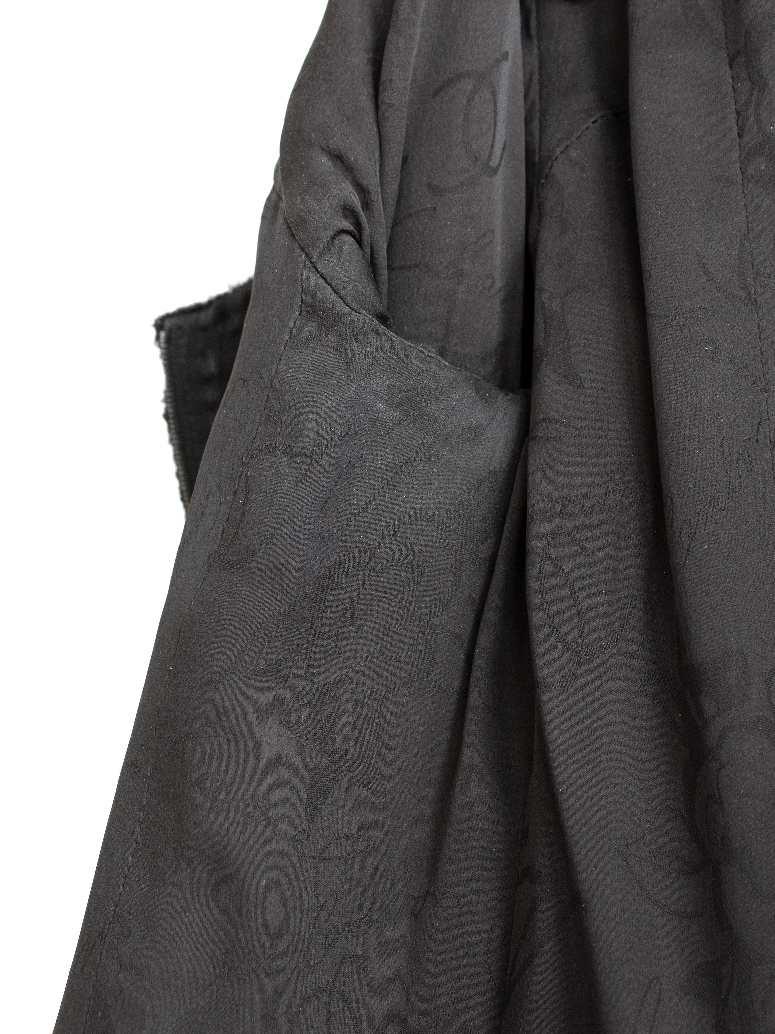 Chanel Herbst Winter 2016 Schwarz schimmernde LBJ Abendjacke aus Tweed 16K Jacke im Angebot 6