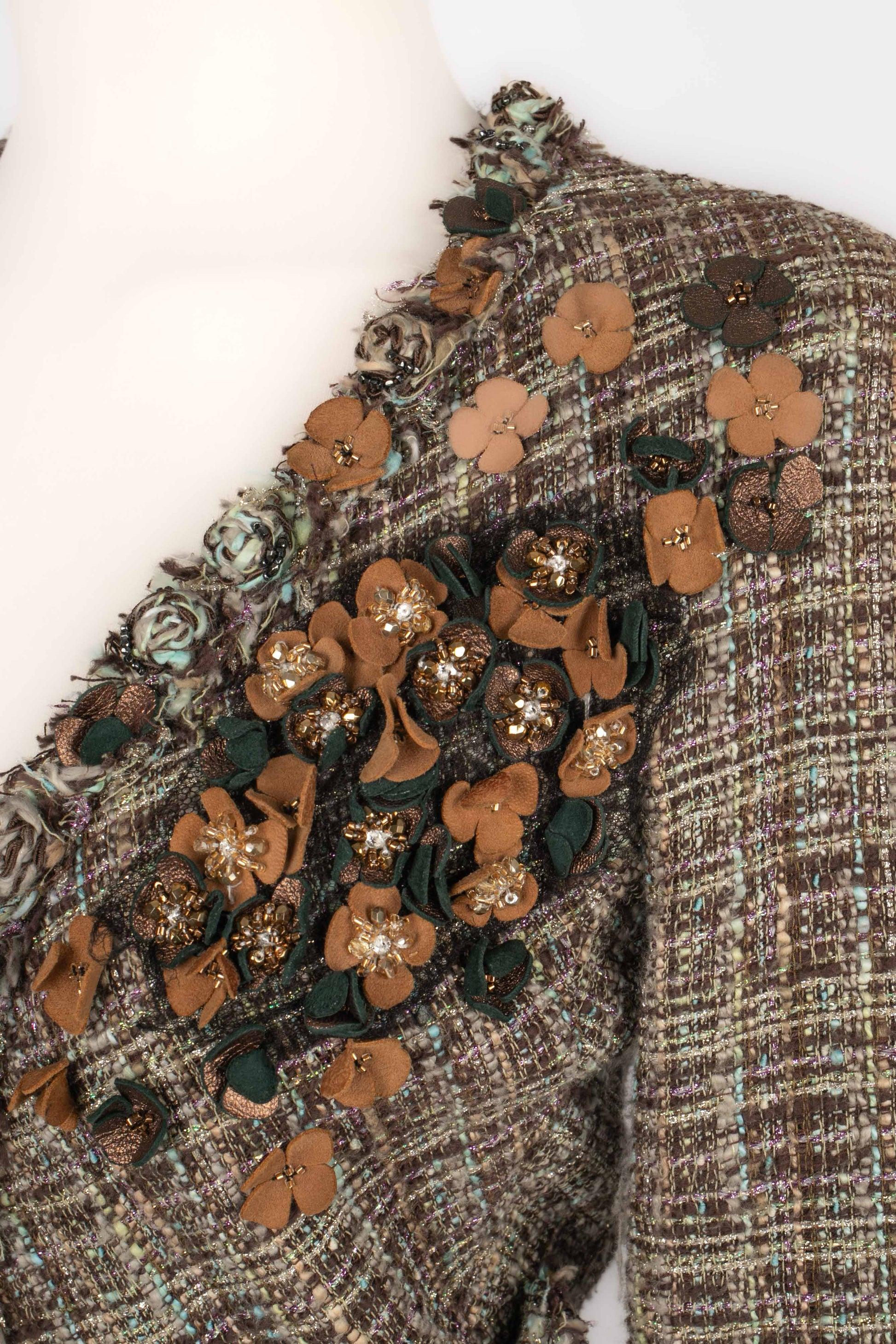 Chaqueta de tweed Chanel Fancy 4