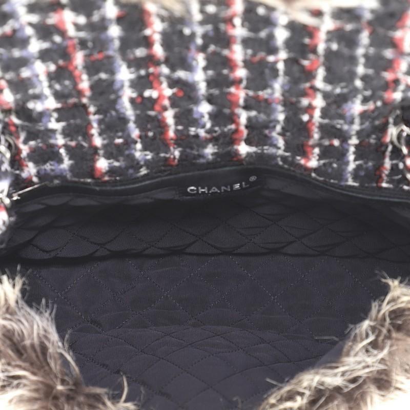 Women's or Men's Chanel Fantasy Flap Bag Fur and Tweed Medium