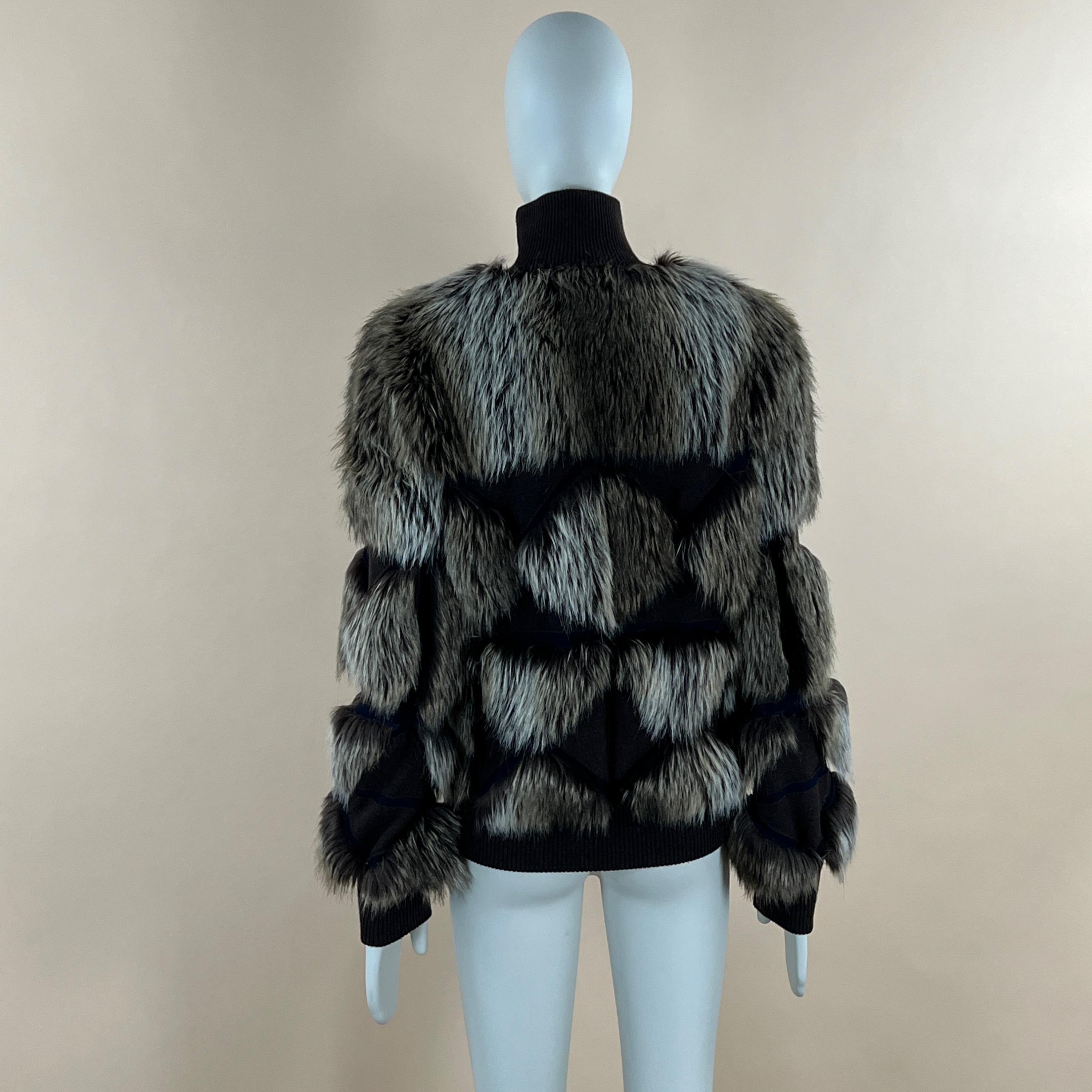 Chanel Fantasy Fur Cashmere Lined Jacket For Sale 8