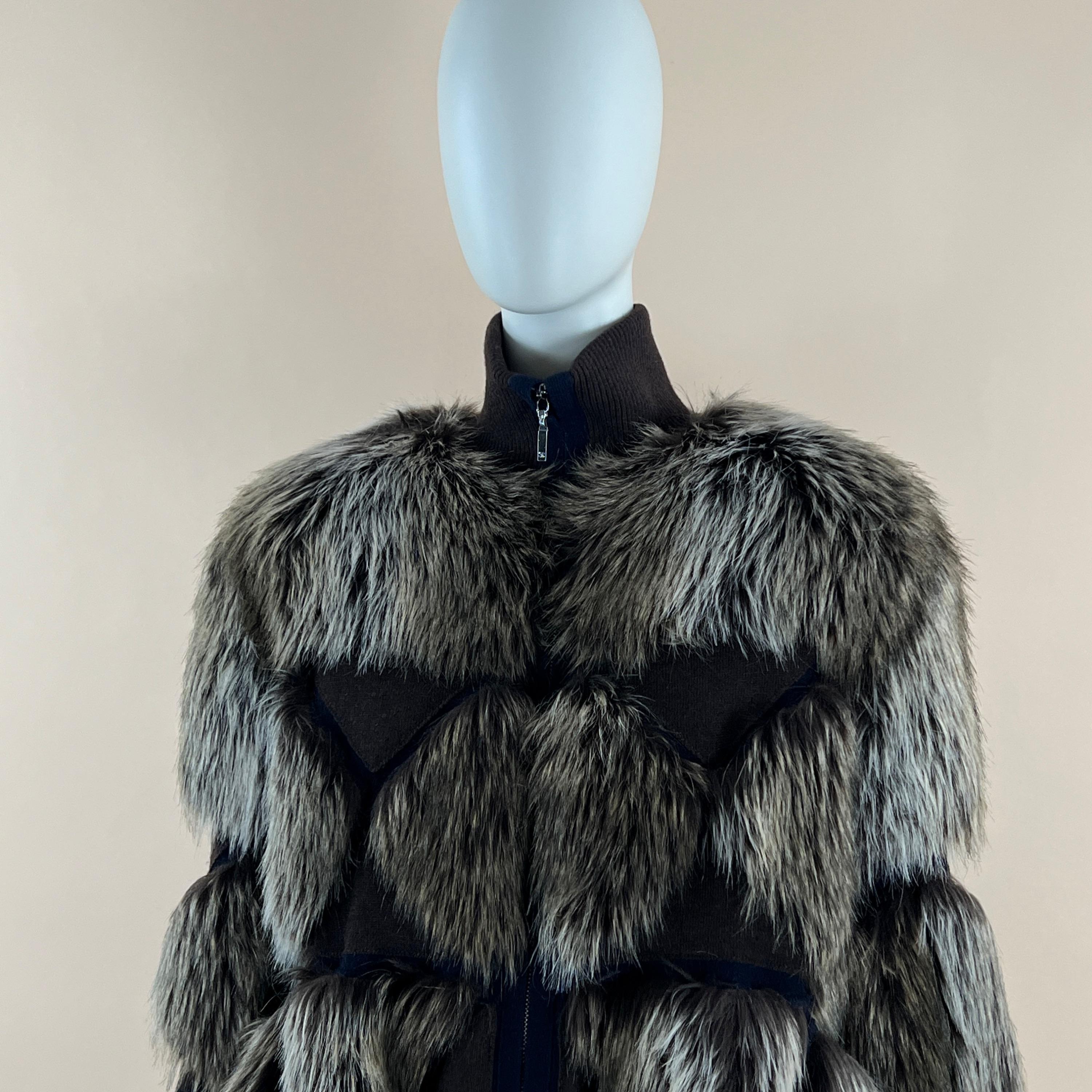 Chanel Fantasy Fur Cashmere Lined Jacket For Sale 2