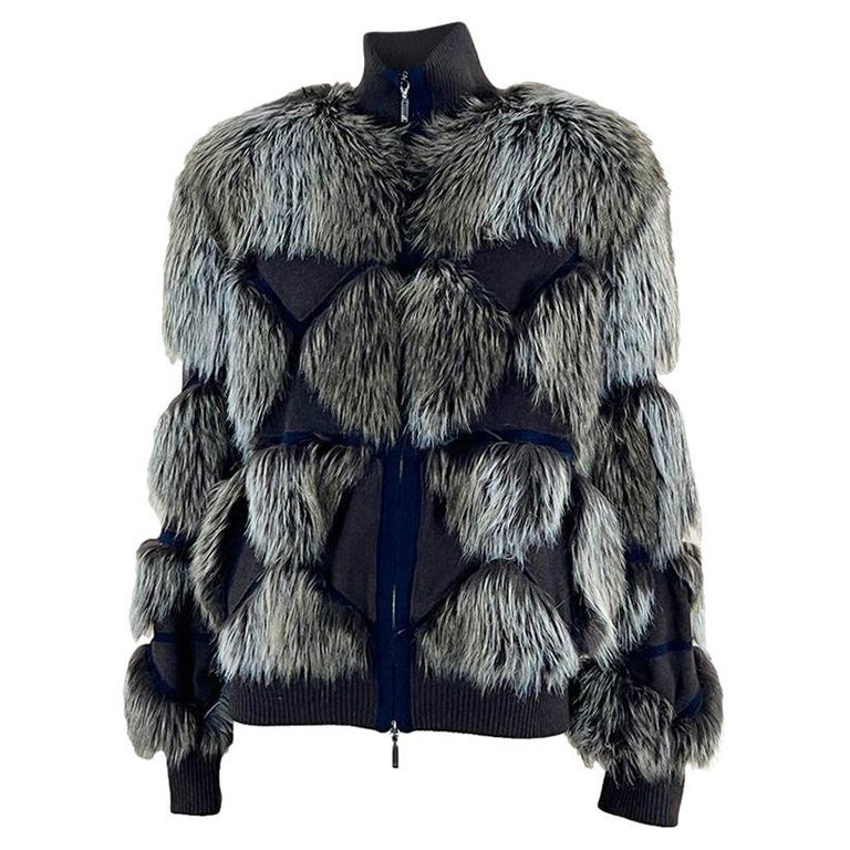 Chanel Runway/Editorial Faux Fur Jacket Fall/Winter 2018 Size 36FR