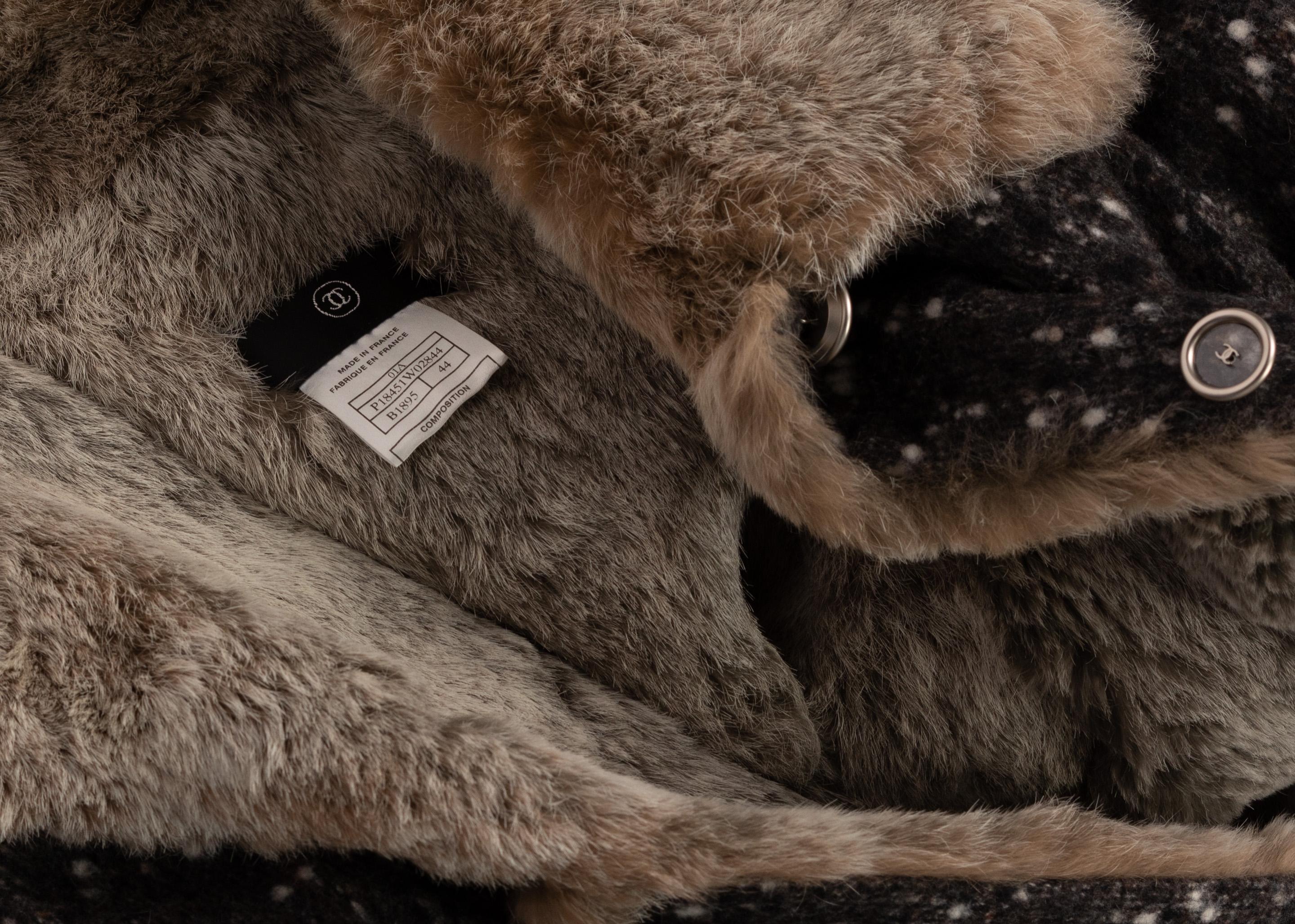Chanel Fantasy Fur Tweed Coat Runway 2001 6