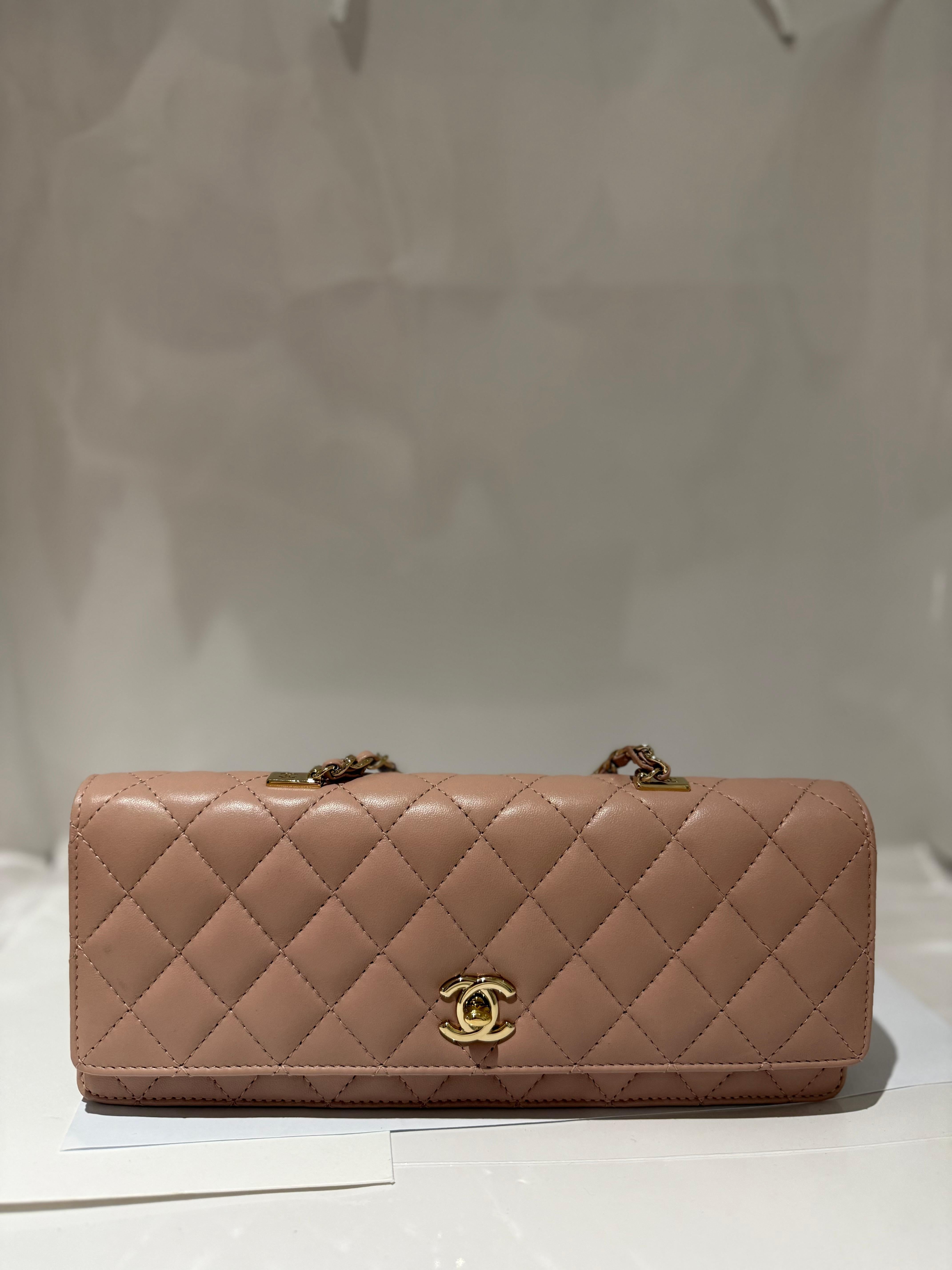 Chanel Fantasy Pearls Evening Flap bag in Pink For Sale 3