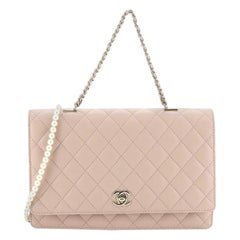 Chanel Fantasy Pearls Flap Bag Quilted Lambskin Large