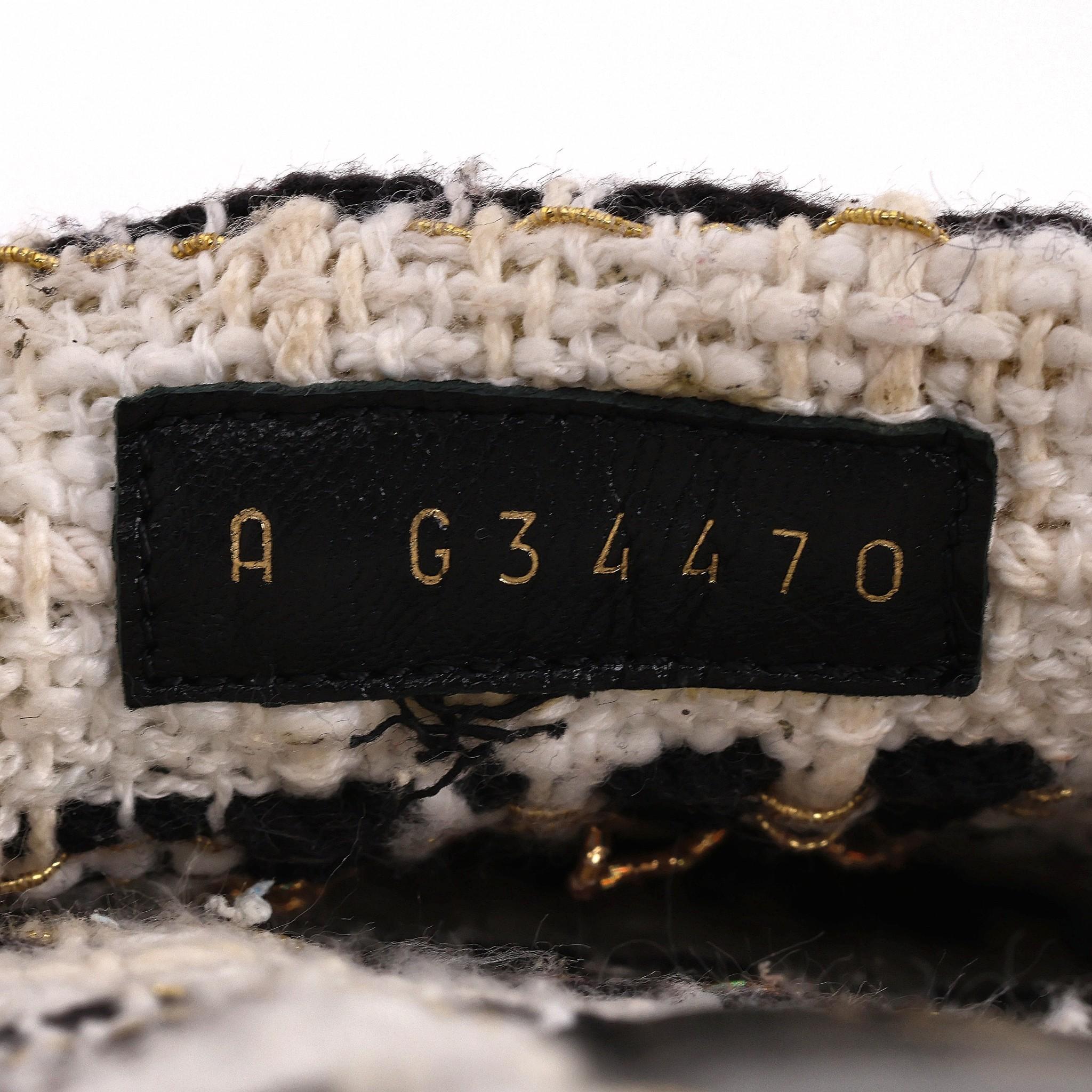 Chanel Pantuflas Fantasía Tweed Logo 'CC en venta 1