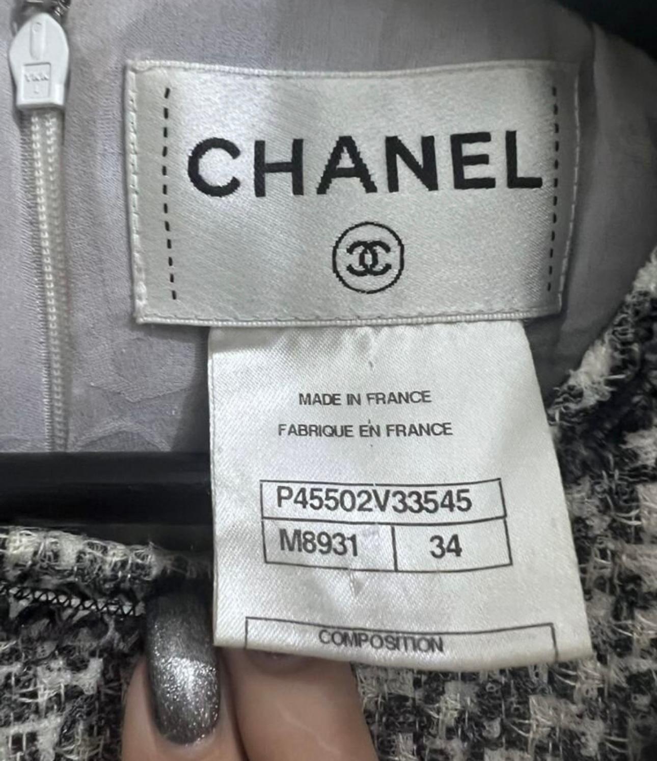 Chanel Fantasy Tweed Cocktail Dress For Sale 2
