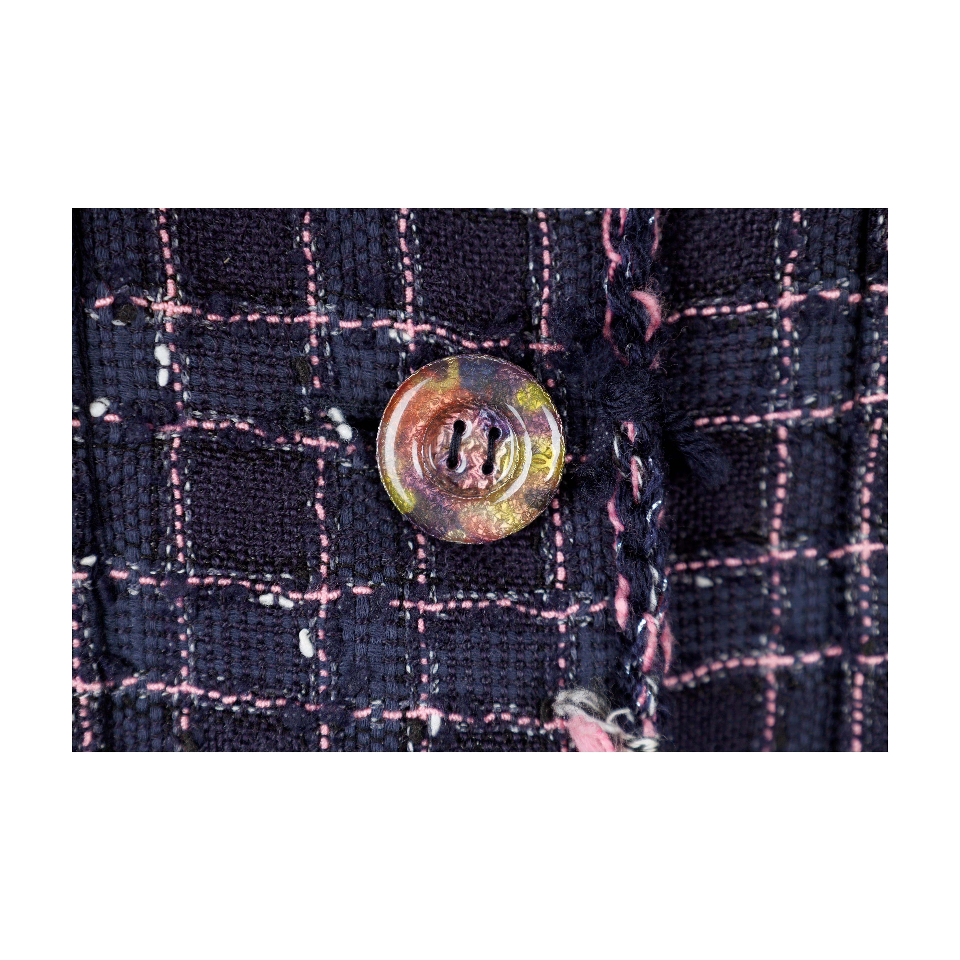 Chanel Fantasy Tweed Jacket For Sale 3