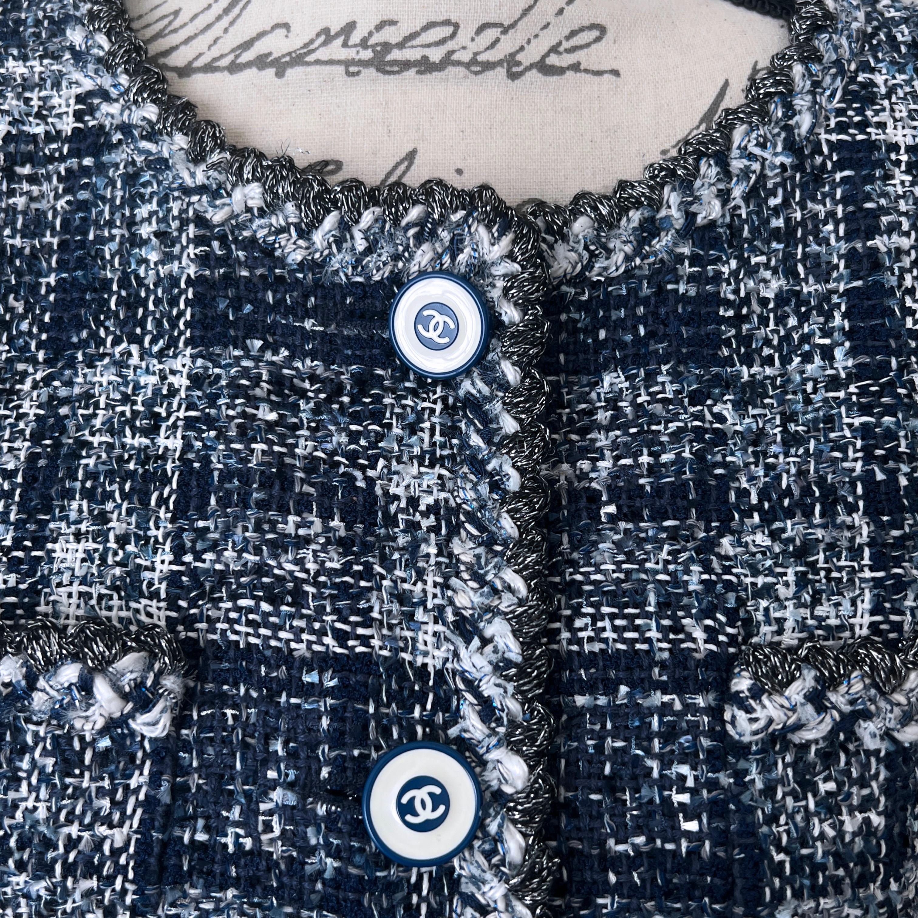 Chanel Fashion Icon Tweed Jacket and Skirt Suit 6