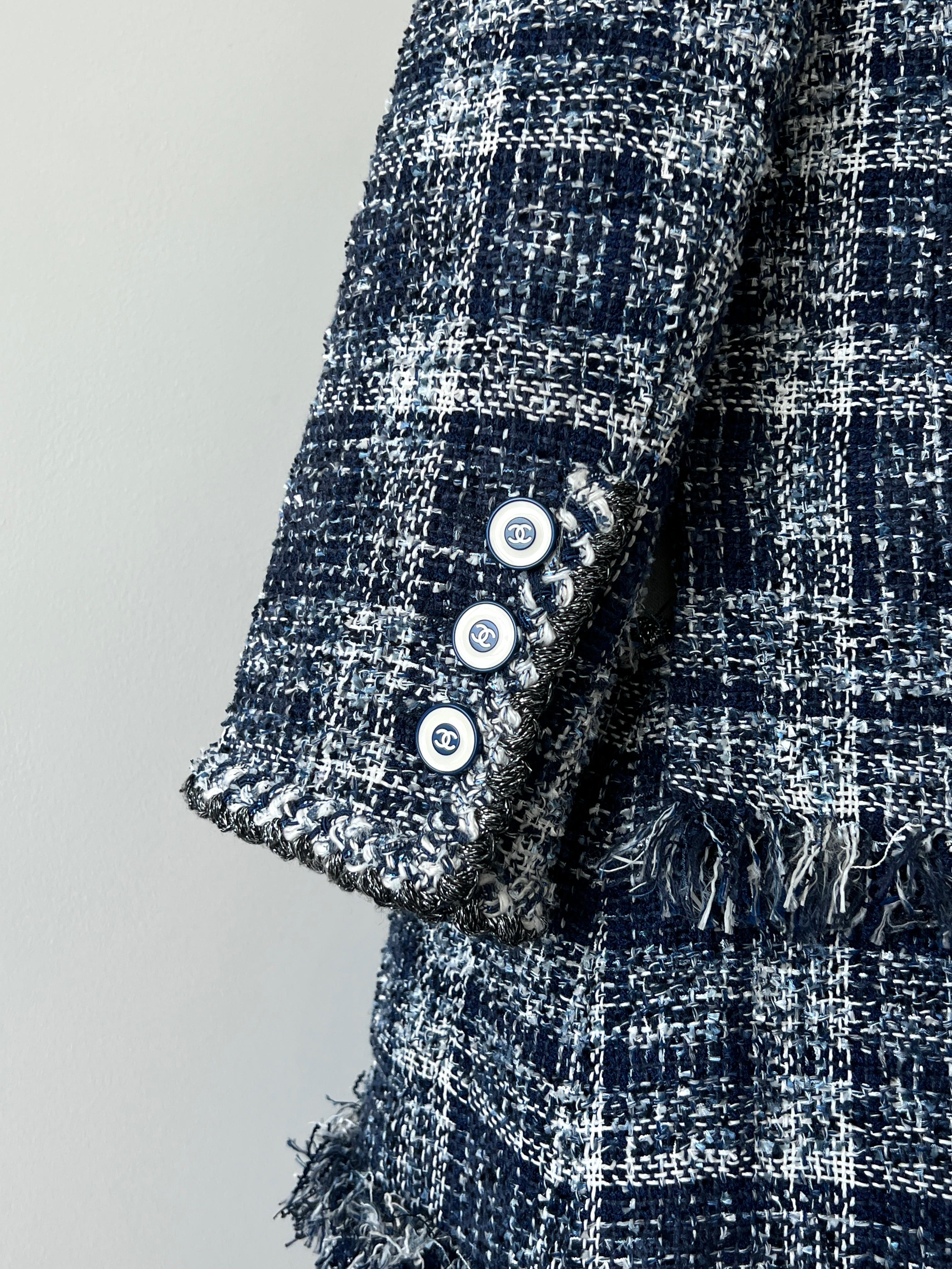 Chanel Fashion Icon Tweed Jacket and Skirt Suit 9