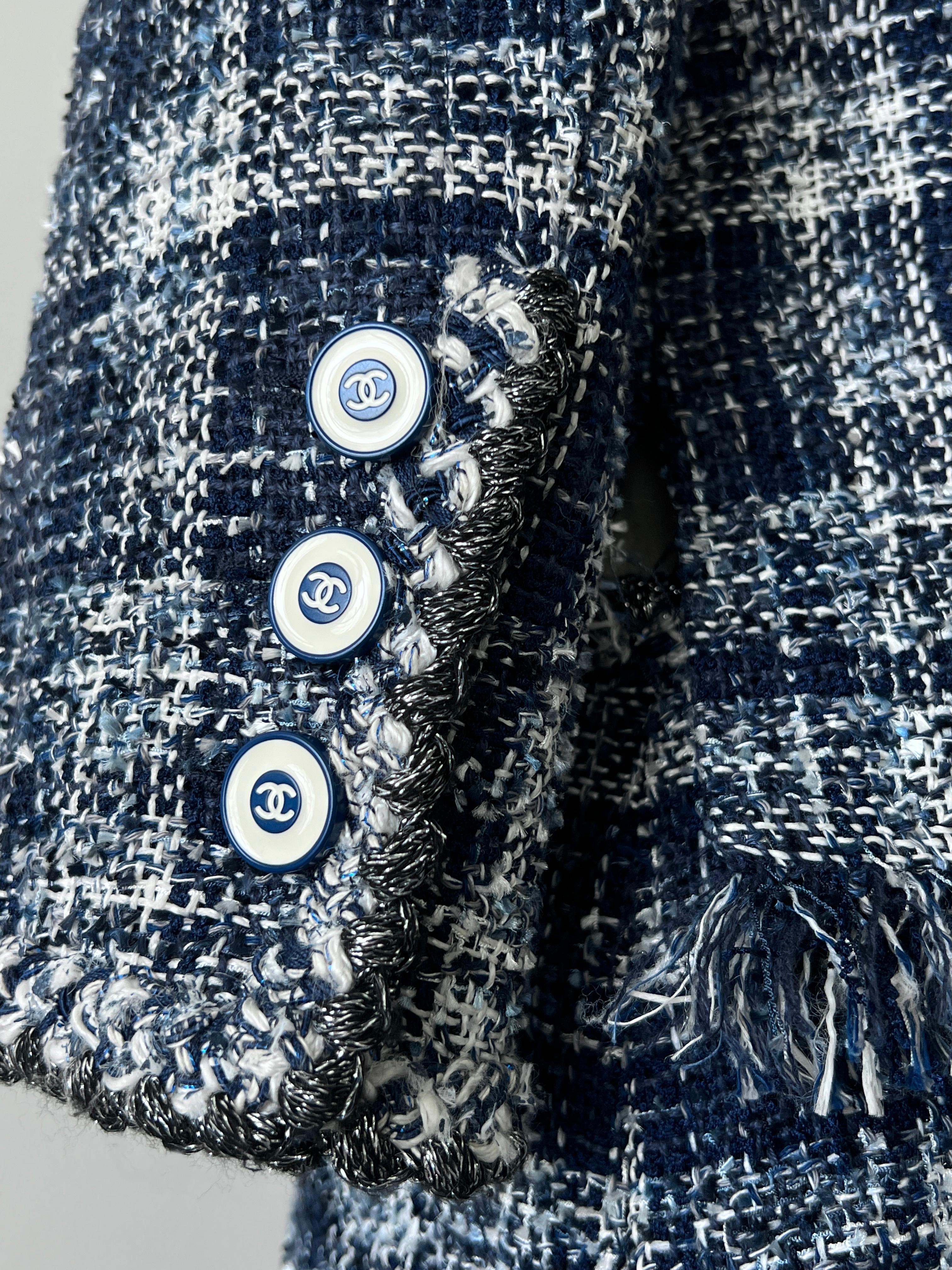 Chanel Fashion Icon Tweed Jacket and Skirt Suit 10