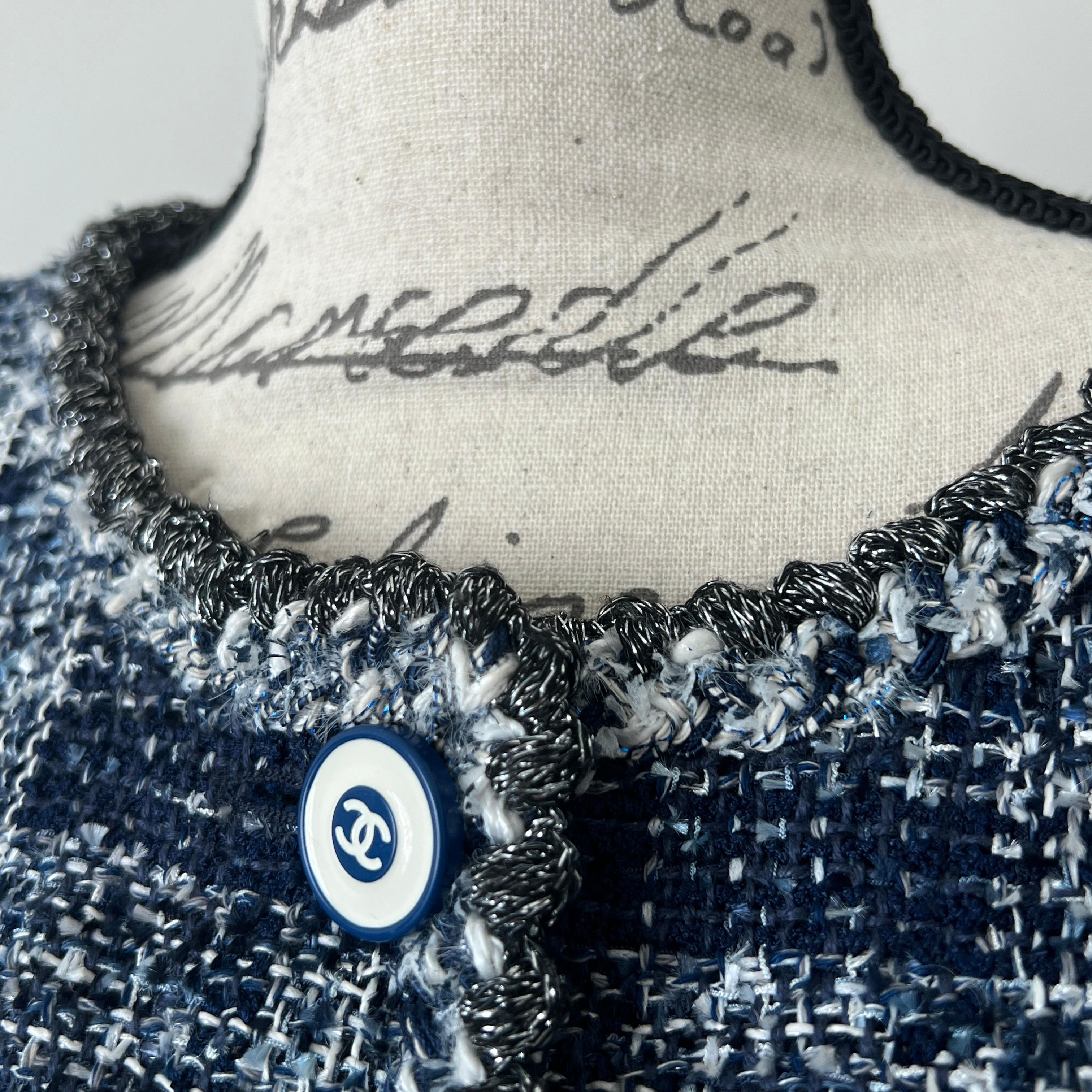 Chanel Fashion Icon Tweed Jacket and Skirt Suit 11