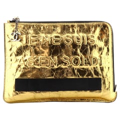 Chanel Feminine Pouch Crinkled Leather Medium
