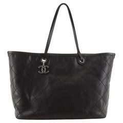 Chanel Fever Tote Quilted Caviar Large