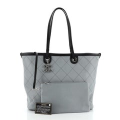 Chanel Fever Tote Quilted Caviar Medium