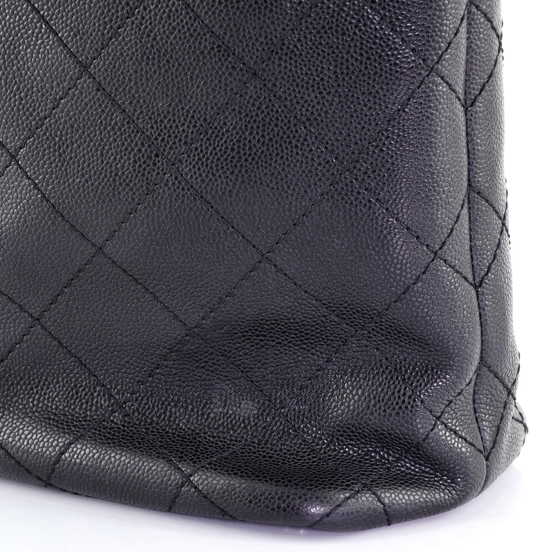 Chanel Fever Tote Quilted Caviar Medium 1