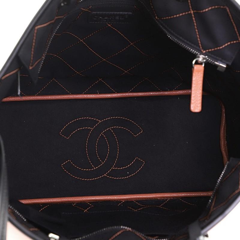 Chanel Fever Tote Quilted Caviar Medium In Good Condition In NY, NY