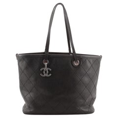 Chanel Fever Tote Quilted Caviar Medium