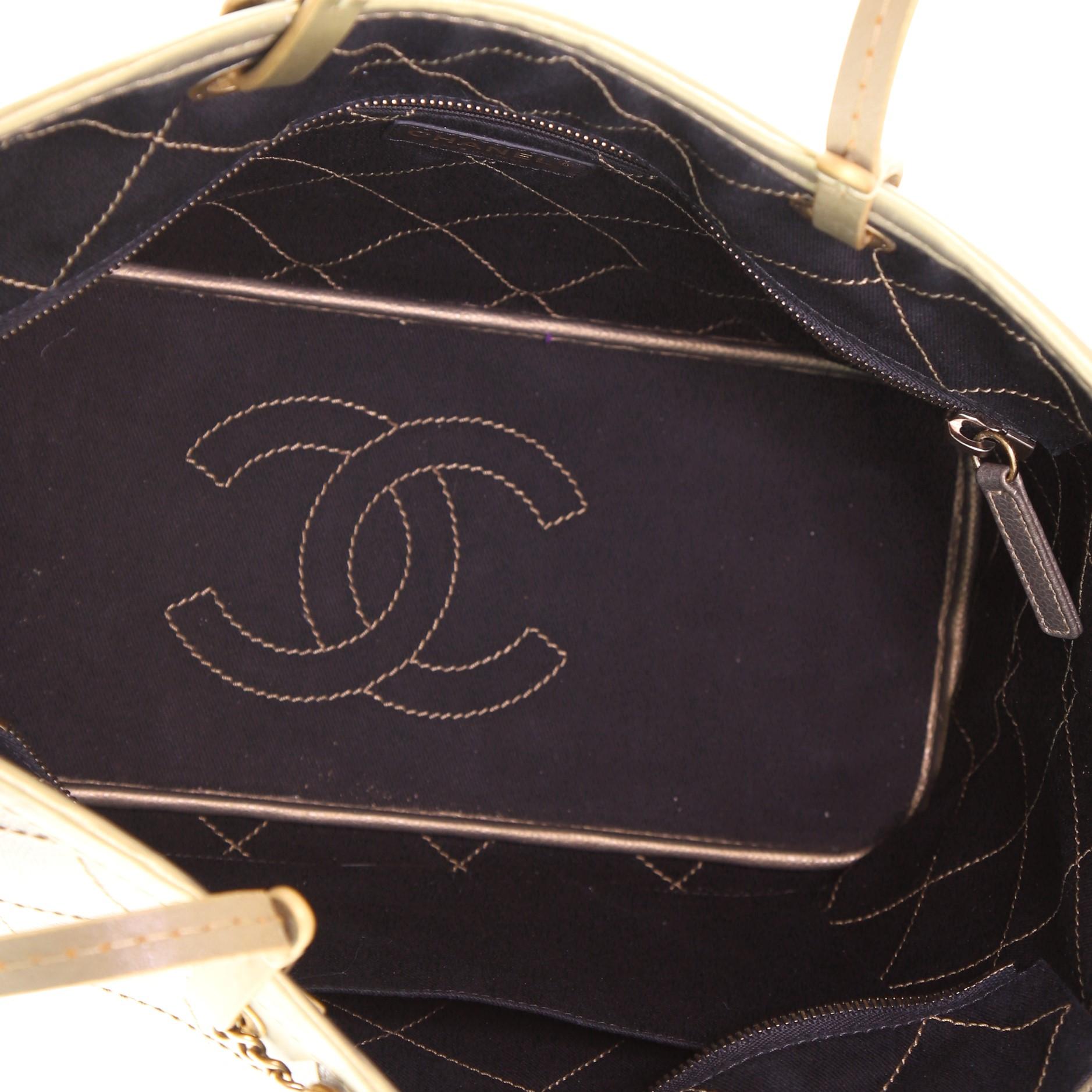 Women's or Men's Chanel Fever Tote Quilted Caviar Small
