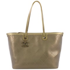 Chanel Fever Tote Quilted Caviar Small