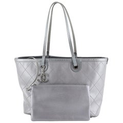 Chanel Fever Tote Quilted Caviar Small 