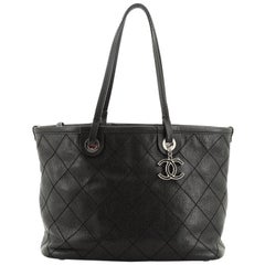 Chanel Fever Tote Quilted Caviar Small