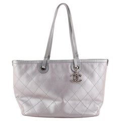 Chanel Fever Tote Quilted Caviar Small