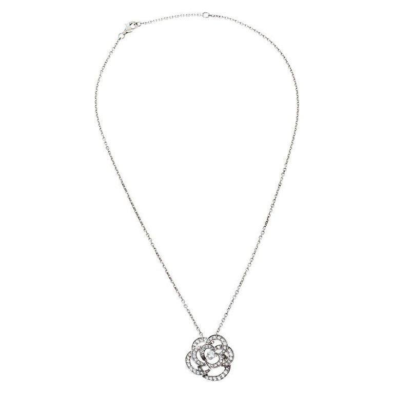 Chanel Fil De Camelia Diamond Necklace