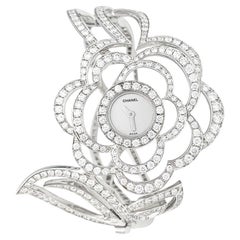 Chanel, "Fil de Camélia" Watch All Set with Diamonds