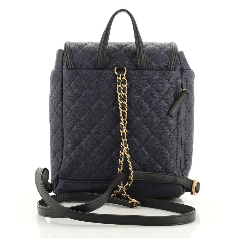 chanel filigree backpack