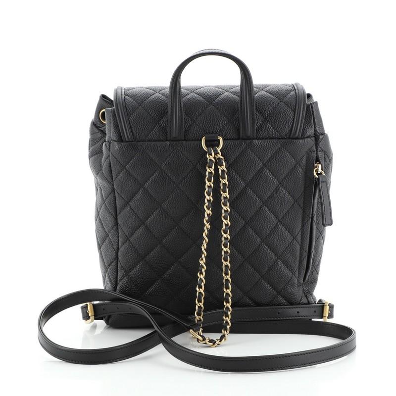 Chanel Filigree Backpack Quilted Caviar Large at 1stDibs | chanel ...