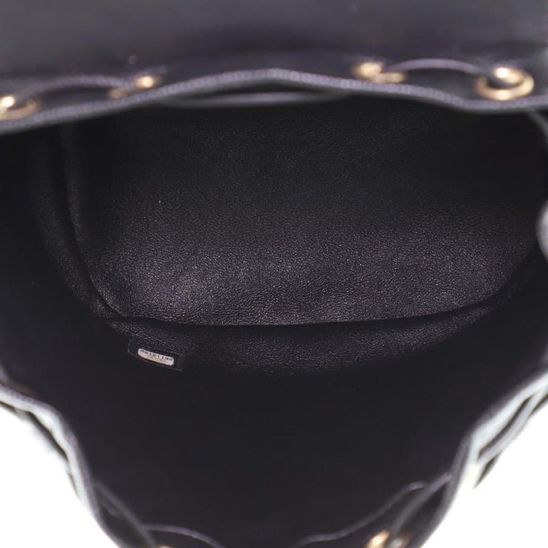 Chanel Filigree Backpack Quilted Caviar Large at 1stDibs