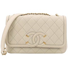 Chanel Filigree Flap Bag Quilted Caviar Small at 1stDibs  chanel filigree  small flap bag, chanel filigree flap beige black, chanel filigree flap bag  beige