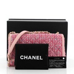 Chanel Filigree Flap Bag Quilted Tweed Medium