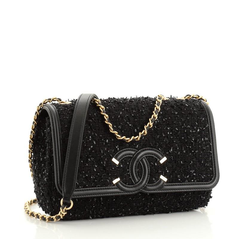 chanel filigree small flap bag