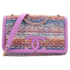 Chanel Filigree Flap Bag - 4 For Sale on 1stDibs