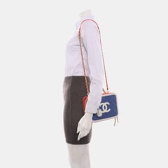 Chanel Filigree Medium Vanity Case Tricolor Caviar Leather, 2018-2019
