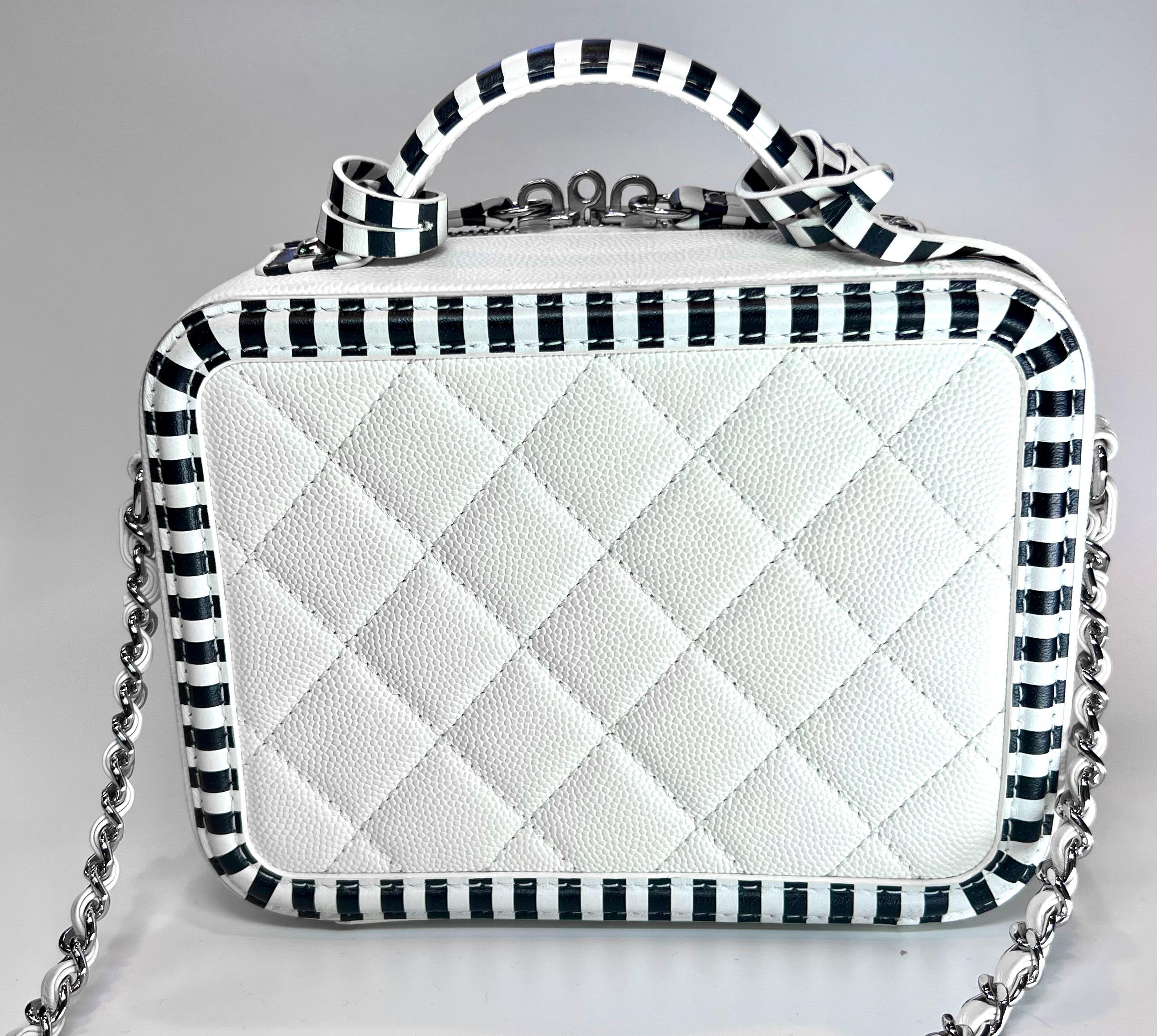 Chanel Filigree Vanity Case Bag 2019 Original Authenticity Card 1
