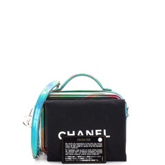 Chanel Filigree Vanity Case PVC with Lambskin Small