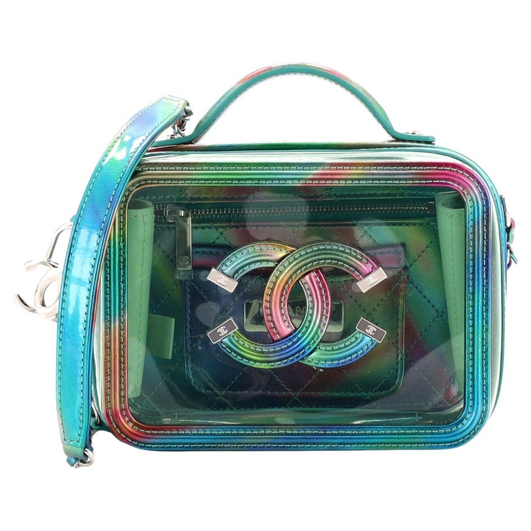 chanel iridescent vanity case bag