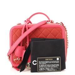 Chanel Vanity Case Filigree Caviar matelassé Moyen