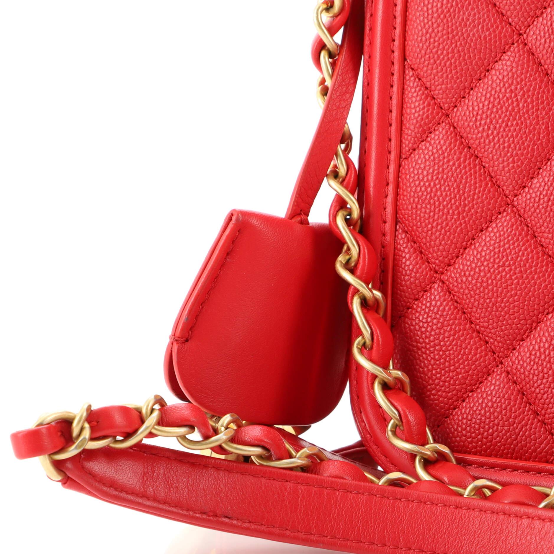 Chanel Filigree Vanity Case Quilted Caviar Medium 3