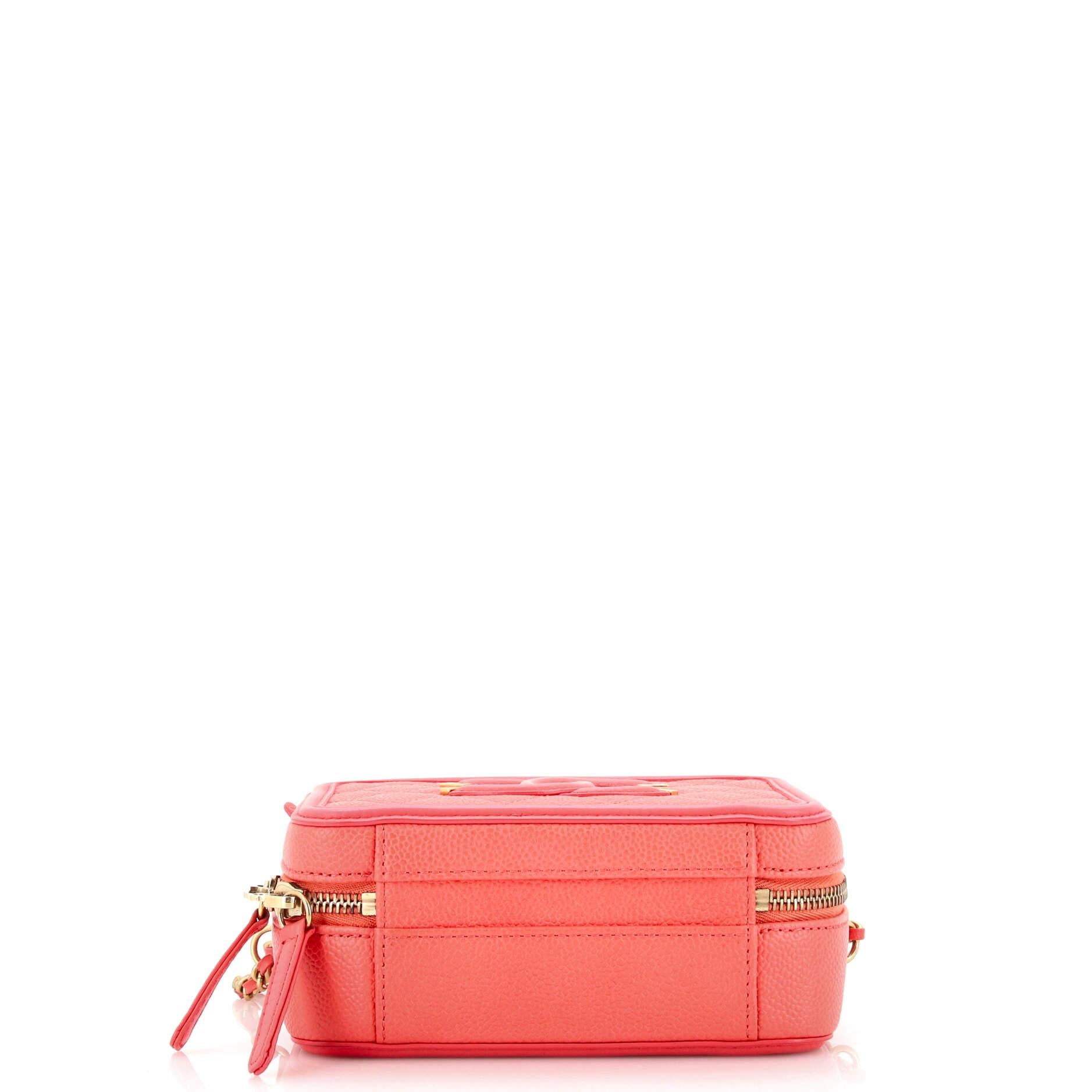 chanel vanity bag pink